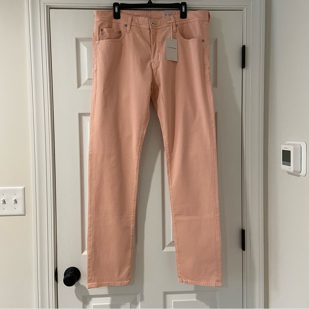 Ag Los Angeles Men's TELLIS Modern Slim Sueded Sateen Jeans NWT Sz 36x34